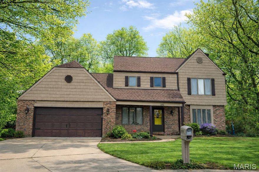 This beautifully maintained 3 bedroom, 3 bathroom, 1,750 sq ft home sits on a picturesque half-acre wooded lot at the end of a quiet cul-de-sac in the Dogwood Heights subdivision of Scott City.
The main floor welcomes you with a cozy wood-burning fireplace in the living room, a separate dining room, and a well-appointed kitchen featuring stainless steel appliances. You’ll also appreciate the convenience of a main-level laundry room, bathroom and an enclosed sunroom overlooking the serene backyard.
Upstairs, you’ll find two bedrooms and a full bathroom, along with a spacious primary suite featuring built-in bookshelves, an en suite bathroom, and a walk-in closet. The basement offers abundant storage and versatile bonus space, including a John Deere room.
With two HVAC units—both less than five years old—this home delivers comfort and efficiency. Meticulously maintained inside and out, the property showcases updated landscaping, numerous fruit trees and bushes, and dedicated gardening areas.
Enjoy the perfect blend of space, privacy, and natural beauty in this charming home.