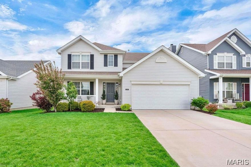 Offering nearly 2,000 square feet of living space, this 5 years young home checks all the boxes for comfort, style, and everyday convenience. Step inside to a bright, open layout with freshly painted walls and great natural light throughout. The main level offers a spacious living area that flows right into the kitchen—ideal for casual hangouts or weekend hosting. You’ll also find a flex space near the entry that can serve as a home office, playroom, or formal dining room—whatever suits your lifestyle. A convenient half bath rounds out the main floor. Upstairs, you’ll find four roomy bedrooms and two full baths, including a recently updated primary suite featuring gleaming marble countertops and marble flooring.  The unfinished basement gives you options—whether you're dreaming of a rec room, home gym, or extra storage. Outside, enjoy a covered front porch, a level, fenced in yard and all the perks of being very close to New Town.  From lakes and parks, to coffee shops and community events, everything you need is right here. SHOWINGS EXPECTED TO START FRIDAY, APRIL 10TH.  OPEN HOUSES ON SAT. APRIL 11TH FROM 1-3PM AND SUN. APRIL 12TH FROM 1-3PM