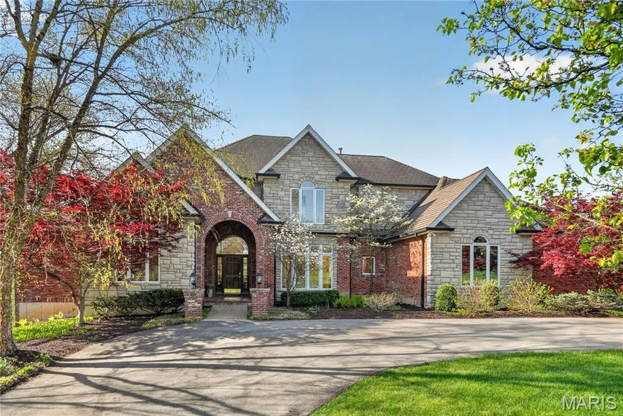 First Available at a Premier Open House this Sunday April 12th from 1-3 pm. Spanning over 7,000 square feet, this exceptional brick residence offers a lifestyle defined by comfort and grandeur. The dramatic double foyer, soaring ceilings, oversized windows and extensive molding throughout create a striking first impression of architectural sophistication. The main level is designed for both intimate daily life and grand-scale entertaining. A seamless flow connects the formal dining room, the light-filled living area and the cozy hearth room, all centered around a well-appointed chef’s kitchen complete with a Sub Zero refrigerator, Wolf ovens, custom cabinetry and stone countertops. The expansive first-floor primary suite boasts both ease of living and privacy including a bay window, a spacious bath and a walk-in closet. A sophisticated office allows one to enjoy working from the comforts of home, a conveniently located main laundry and half bath complete the main level. An abundance of space for family & guests upstairs, with three additional spacious bedrooms, two full baths and ample closet storage. A fully finished walk-out lower level is a world unto its own, serving as the premier destination for recreation and relaxation featuring a dedicated theater area, wine room, workout and updated steam room and a full bar. All designed for effortless entertainment and social gatherings. Three zones recently replaced service the entire home, a newer driveway was just installed, an irrigation system and an oversized three car garage complete with new electric panels that will service level 2 charger for cars. Set in a private Ladue neighborhood and centrally located within close proximity to public/private schools, shops and restaurants, you won't want to miss out on this wonderful home.