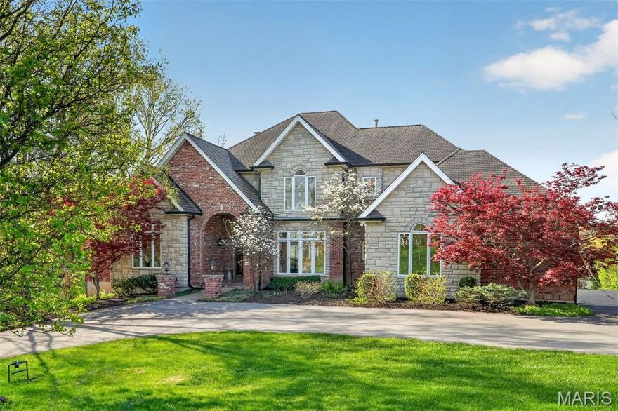 First Available at a Premier Open House this Sunday April 12th from 1-3 pm. Spanning over 7,000 square feet, this exceptional brick residence offers a lifestyle defined by comfort and grandeur. The dramatic double foyer, soaring ceilings, oversized windows and extensive molding throughout create a striking first impression of architectural sophistication. The main level is designed for both intimate daily life and grand-scale entertaining. A seamless flow connects the formal dining room, the light-filled living area and the cozy hearth room, all centered around a well-appointed chef’s kitchen complete with a Sub Zero refrigerator, Wolf ovens, custom cabinetry and stone countertops. The expansive first-floor primary suite boasts both ease of living and privacy including a bay window, a spacious bath and a walk-in closet. A sophisticated office allows one to enjoy working from the comforts of home, a conveniently located main laundry and half bath complete the main level. An abundance of space for family & guests upstairs, with three additional spacious bedrooms, two full baths and ample closet storage. A fully finished walk-out lower level is a world unto its own, serving as the premier destination for recreation and relaxation featuring a dedicated theater area, wine room, workout and updated steam room and a full bar. All designed for effortless entertainment and social gatherings. Three zones recently replaced service the entire home, a newer driveway was just installed, an irrigation system and an oversized three car garage complete with new electric panels that will service level 2 charger for cars. Set in a private Ladue neighborhood and centrally located within close proximity to public/private schools, shops and restaurants, you won't want to miss out on this wonderful home.