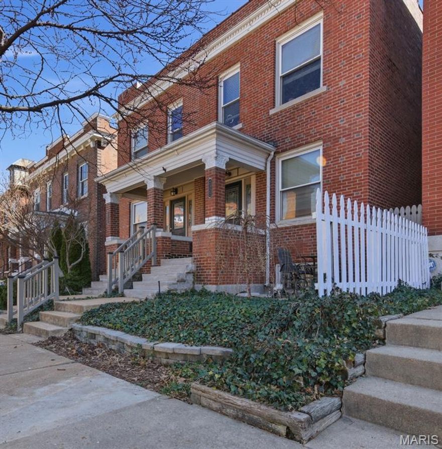 Welcome to 2320 Louisiana Ave in the heart Tower Grove East—where classic charm meets modern updates! Step inside to a warm and inviting living room featuring a decorative fireplace, built-in shelving, and beautiful hardwood floors that flow seamlessly into a spacious dining room—perfect for entertaining. The fully renovated kitchen is a standout, complete with granite countertops, a center island, and stainless steel appliances, offering both style and functionality. A convenient main-floor laundry area and full bathroom add everyday ease to the main level. Upstairs, you’ll find three comfortable bedrooms and a full bathroom with a timeless clawfoot tub and separate shower. The large primary bedroom offers generous closet space, providing plenty of room for storage and organization. Outside, enjoy a low-maintenance backyard with privacy fencing—ideal for relaxing or hosting gatherings—along with a two-car covered carport for off-street parking. Located in a highly walkable area, this home offers easy access to local restaurants, Tower Grove Park, nearby hospitals, and major highways—making commuting and everyday errands a breeze. This move-in-ready home truly has it all—don’t miss your chance to make it yours!