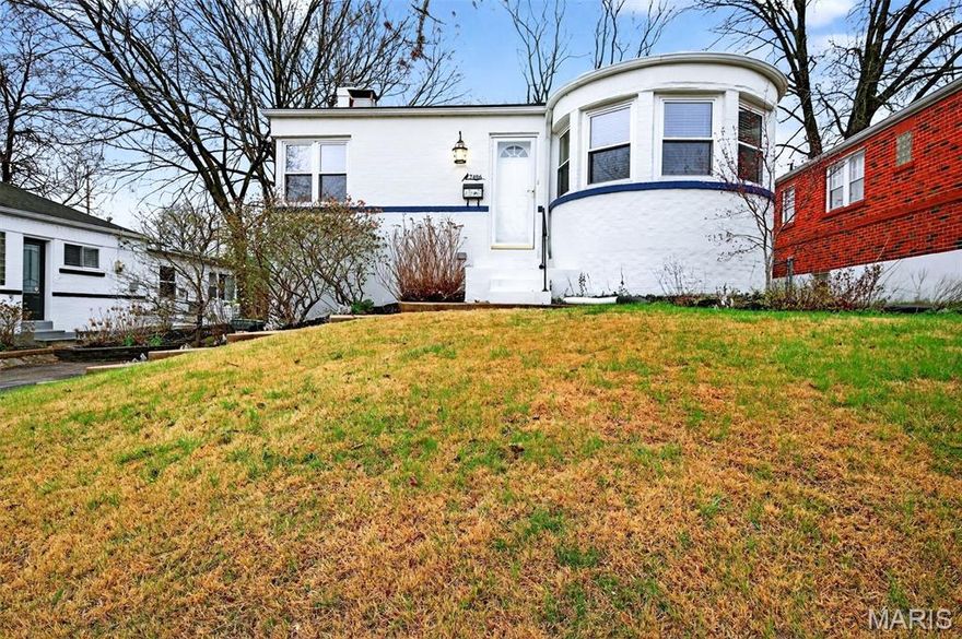 Welcome to 7406 Brunswick, an absolutely adorable 2-bedroom, 1-bath bungalow that perfectly blends classic charm with thoughtful updates—all located in the highly sought-after Webster Grove School District.
 From the moment you arrive, you’ll appreciate the inviting curb appeal and cozy feel that make this home truly special. Step inside to discover beautiful wood floors that flow throughout much of the main level, adding warmth and character to the space. The bright and welcoming living room is the heart of the home, featuring a charming wood-burning fireplace—perfect for cozy evenings or creating a relaxing atmosphere year-round.
 Custom built-in shelving adds both style and function, creating the perfect space to display decor, books, or personal touches. Just off the living room, you’ll find a dedicated dining area highlighted by a large window that allows an abundance of natural light to pour in, creating a bright and cheerful space for everyday meals or entertaining guests. This seamless flow between living and dining spaces adds to the home’s open and inviting feel. 
The kitchen offers a great mix of function and style, featuring custom cabinetry that provides ample storage while elevating the overall design. Complete with appliances and updated light fixtures, this space is both practical and visually appealing. Whether you’re preparing everyday meals or entertaining guests, the layout makes cooking and gathering easy and enjoyable. Fresh paint throughout the home gives it a clean, updated feel and makes it truly move-in ready. Both bedrooms are nicely sized and offer comfortable living spaces. The full bathroom is conveniently located and well-maintained, serving the home with both style and practicality. 
Downstairs, the full basement provides endless possibilities—whether you need additional storage, a workshop, home gym, or are looking to finish the space for extra living area. It’s a versatile bonus that adds significant value and flexibility to the home. Major updates bring peace of mind, including a newer roof and HVAC system with the last 7yrs, helping to ensure comfort and efficiency for years to come. These important improvements allow you to move in with confidence and focus on enjoying your new home. Outside, you’ll find a large backyard that offers plenty of room for entertaining, gardening, pets, or simply relaxing. Whether you envision summer barbecues, a play area, or your own outdoor retreat, this space provides endless opportunities. The one-car garage adds convenience and additional storage, while the location offers easy access to shopping, dining, parks, and major roadways—making daily life simple and convenient. Whether you’re a first-time buyer, downsizing, or looking for a great investment opportunity, this charming bungalow checks all the boxes. With its combination of character, updates, and location, 7406 Brunswick is truly a place you’ll love to call home.
Schedule your showing today—this one won’t last long!