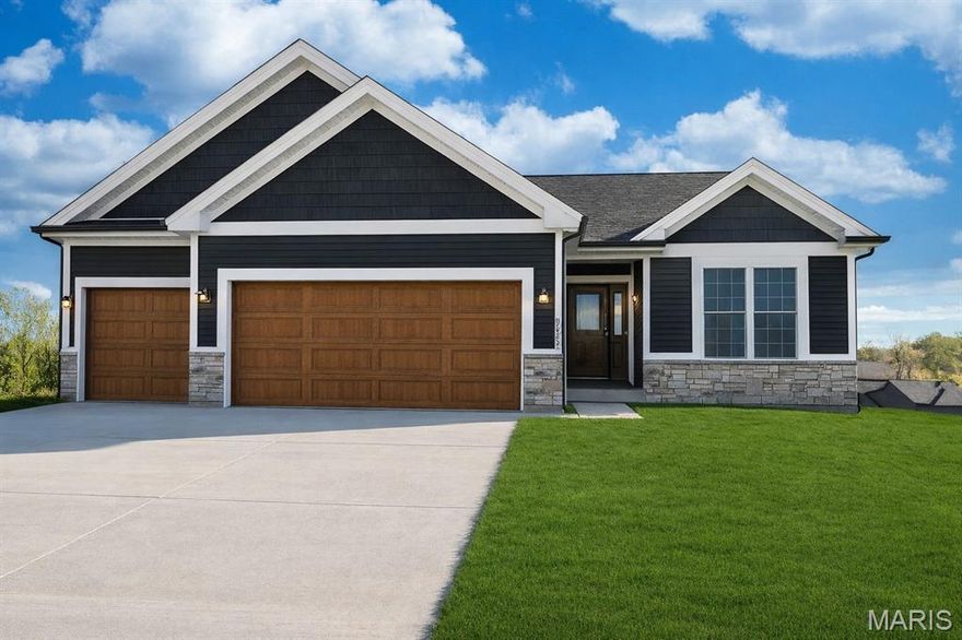 Looking for a fresh start without the hassle of updating an older home? This brand-new home delivers the perfect blend of modern style, smart layout, and low-maintenance living.

The main level is designed for everyday comfort with two spacious bedrooms (or a primary and main floor office). This open-concept layout feels bright, functional, and easy to live in. The kitchen features sleek modern finishes, quartz countertops, island with overhang for seating - ideal for everything from weeknight dinners to hosting family.

Downstairs, the finished lower level adds the flexibility you need with a third bedroom, full bath, and a generous rec room - perfect for a guest space, a private retreat for teenagers and friends, or a second living area for movie nights and game days.

The three-car garage gives you room for vehicles, hobbies, or extra storage - something you’ll appreciate every single day.



If you’re ready for a home that fits your life now—and not one you have to fix up to get there—this is it.
Located in the highly sought-after Stone Bridge community in Washington, Missouri, this home offers the perfect combination of new construction feel, scenic surroundings, and everyday convenience. Stone Bridge is quickly becoming one of the most desirable neighborhoods in Washington thanks to its peaceful setting, beautiful views, and close proximity to everything buyers want.

Just minutes from the vibrant downtown Washington area and the scenic Missouri River, you’ll enjoy easy access to local restaurants, coffee shops, boutiques, and year-round community events. Outdoor living is a major highlight, with nearby parks, playgrounds, and walking trails including Phoenix Park - a local favorite featuring pickleball courts, paved trails, and wide-open green space.

Washington, MO continues to attract buyers for its affordability, strong schools, small-town charm, and convenient access to St. Louis, making it one of the best places to buy a home in Franklin County. Whether you're upsizing, relocating, or looking for a better lifestyle, this location delivers long-term value and daily enjoyment.

If you're searching for a home in Washington, Missouri, Stone Bridge by Northern Star Homes offers a great location, outdoor lifestyle, and strong community feel. Northern Star Homes has a variety of new home plans to suit your budget and style. Visit today and plan on staying!


Northern Star Homes - WashMo's hometown builder.