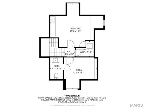Tiny photo for 3223 Geyer Avenue, St Louis, MO 63104 (MLS # 25075519)