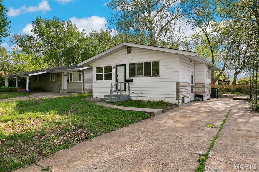 Charming and Move-In Ready Home in Quiet St. Louis Neighborhood.  Welcome to 10414 Melvich Drive — a well-maintained 3-bedroom, 1-bath ranch offering comfort, convenience, and incredible value! Step inside to find a bright, open living area with large windows that fill the space with natural light. The updated kitchen features modern cabinetry, ample counter space, and easy access to the dining area — perfect for family meals or entertaining guests.  Each bedroom provides generous closet space and cozy comfort, while the full bath has been tastefully updated with contemporary finishes. The partially finished lower level adds flexible space ideal for a rec room, office, or home gym. Outside, enjoy the large, fenced backyard — perfect for family, pets, or summer BBQs!  Additional highlights include newer roof, refinished floors, fresh interior paint, central heating and cooling (2018), water heater (2024) and an attached driveway for convenient parking. Situated on a peaceful street with easy access to schools, parks, shopping, and major highways, this home combines charm and practicality at an affordable price.  Whether you’re a first-time buyer or looking to invest, 10414 Melvich Dr is ready to welcome you home.  Home has Passed Occupancy inspection.