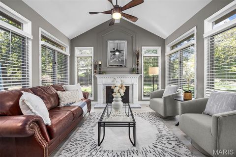 Tiny photo for 2021 Brook Hill Court, Chesterfield, MO 63017 (MLS # 25069021)