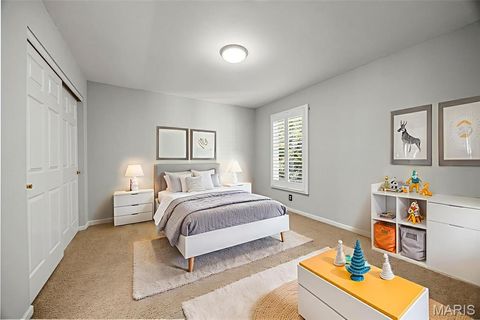 Tiny photo for 2021 Brook Hill Court, Chesterfield, MO 63017 (MLS # 25069021)