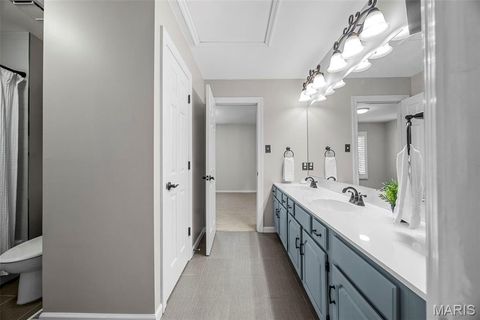 Tiny photo for 2021 Brook Hill Court, Chesterfield, MO 63017 (MLS # 25069021)
