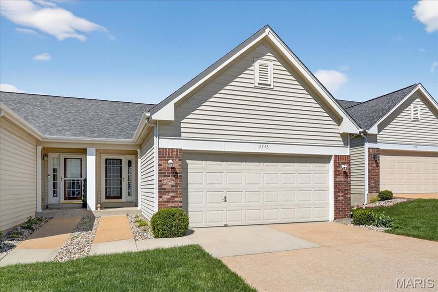 Welcome to 3745 Southern Manor - an inviting 2 bed, 1 bath ranch villa offering easy, low-maintenance living in a highly desirable community. This thoughtfully designed home features a bright, open layout with vaulted ceilings that create an airy, comfortable feel throughout. The updated kitchen adds modern appeal and functionality, while the tidy, well-kept interior makes for truly move-in ready living. Enjoy peaceful mornings or relaxing evenings on your private covered deck overlooking lush common ground - perfect for both quiet moments and casual entertaining. Additional highlights include main-level laundry, an attached two-car garage, and a spacious lower level ready for your finishing touches or ideal for storage. The HOA handles exterior maintenance, lawn care, snow removal, and more - offering a lock-and-leave lifestyle with ease. Conveniently located near shopping, dining, and major highways, this villa combines comfort, simplicity, and location in one exceptional package.