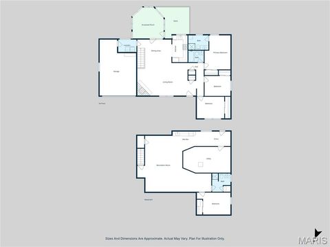 Tiny photo for 7138 Shady Hill Drive, St Louis, MO 63129 (MLS # 26037824)