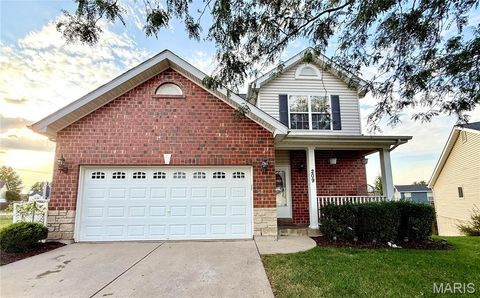 Photo of 209 Stone Run Boulevard, Wentzville, MO 63385 (MLS # 25066901)