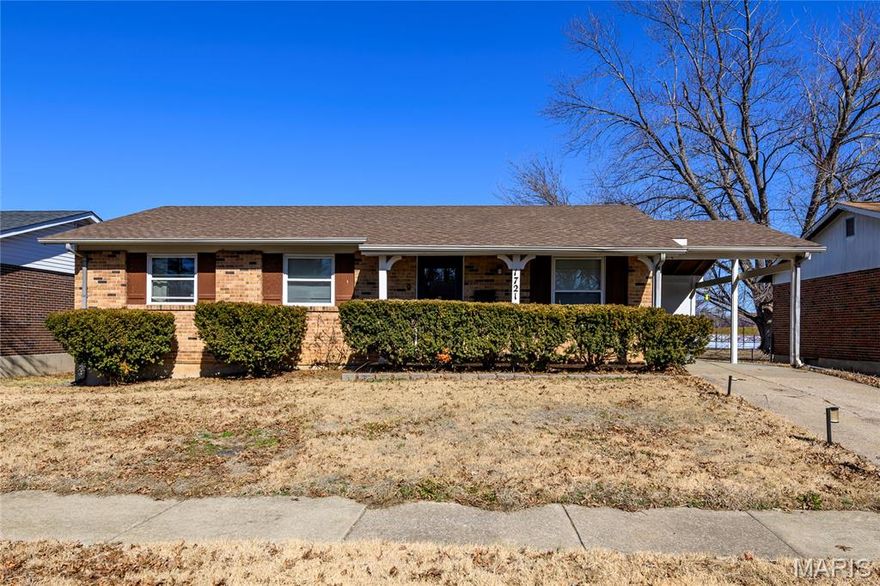Open House Saturday 2/28 from 1:00-2:00 PM. Well-maintained single-family home currently tenant-occupied.  A home to be enjoyed by a new home owner in a lovely, quiet neighborhood. Ideal for an investor too (tenant lease at $1500 per month). This 3-bedroom, 2 full bath home includes a primary suite, hardwood floors, and a spacious eat-in kitchen with pantry, abundant cabinetry, and generous counter space for cooking and entertning. Additional features include a partially finished basement, newer furnace / central air, and water heater, and a new sewer lateral. Exterior amenities include a fenced, level yard with carport, covered porch, patio, and a storage shed. Located in the Hazelwood School District.
