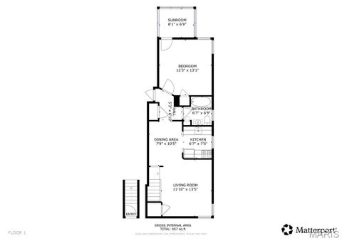 Tiny photo for 5818 Mardel Avenue #A, St Louis, MO 63109 (MLS # 26059100)