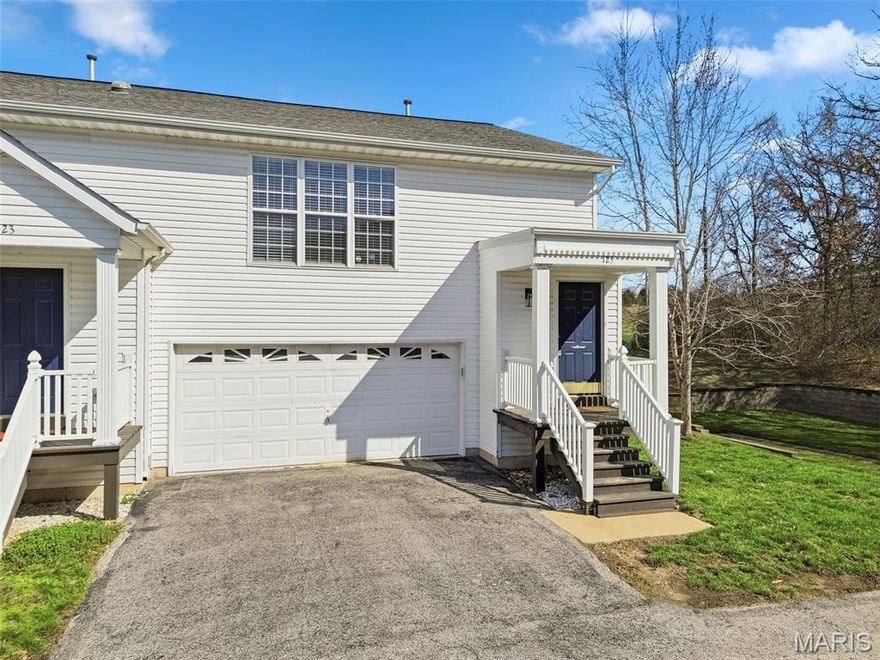 Fully renovated 3-bedroom, 3-bath condo in the desirable Towne Square community in Eureka, located within the Rockwood School District. This move-in ready home features brand new flooring, fresh paint, updated trim, and stylish new bathroom vanities throughout. The kitchen has been refreshed with a new refrigerator and microwave, creating a clean and modern feel.

The main level offers a comfortable layout with two bedrooms and two full baths, along with bright living and dining spaces that flow easily for everyday living and entertaining. The finished lower level provides additional versatility with a third bedroom, full bath, and extra living space perfect for guests, a home office, or recreation area.

An attached two-car garage adds convenience, while the low-maintenance lifestyle is supported by association services that include management, snow removal, trash service, water, and common ground maintenance. Conveniently located near parks, shopping, dining, and major commuter routes, this beautifully updated home offers easy living in a quiet Eureka community.