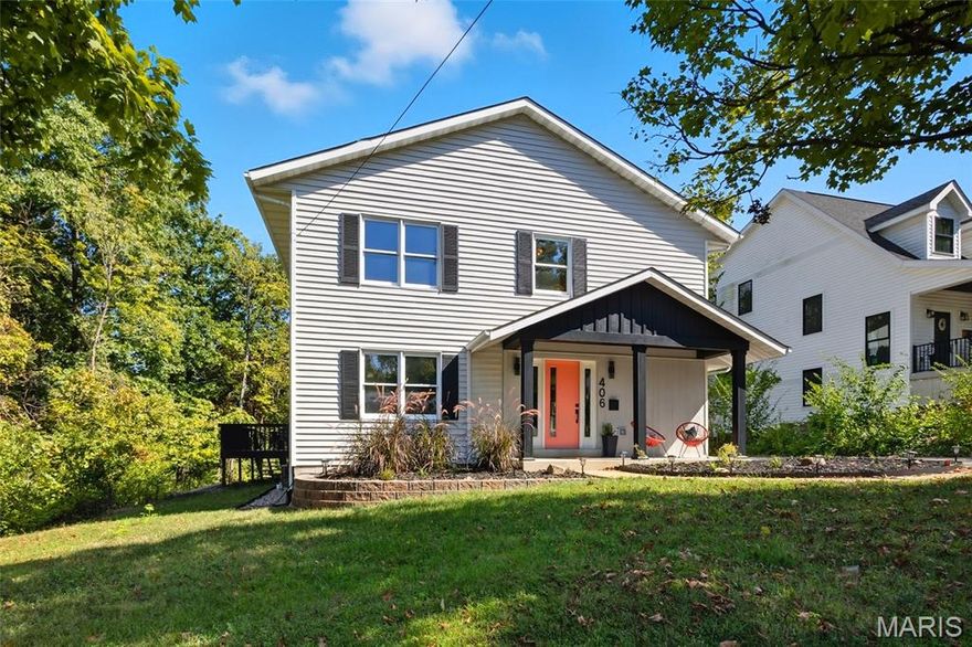 Modern Luxury Meets Timeless Kirkwood Charm, Exceptional Design and Prime Location!! This FULLY renovated 5-bedroom, 3.5-bath 1.5 Story home offers OVER 3,300 sq. ft. of beautifully designed living space with thoughtful updates throughout!!   The main level showcases a CHEF'S KITCHEN featuring a 6-burner gas cooktop, CUSTOM range hood, QUARTZ countertops, and an OVERSIZED island—perfect for both daily living and elegant entertaining and a MAIN FLOOR -OWNERS SUITE with private bath. Upstairs, the spacious SECOND OWNERS SUITE or an exceptional GUEST suite serves as a true retreat with a spa-like bath and an oversized walk-in closet. Three additional bedrooms, a full bath, and the convenience of second-floor laundry complete the upper level. The partially finished lower level adds valuable versatility with space ideal for a recreation room, gym, or media area—plus ample storage. Outdoors, the generous tree-lined lot offers privacy and tranquility. A designated fire-pit area creates the perfect setting for evening gatherings, entertaining, or simply unwinding under the stars. Every detail has been thoughtfully curated, making this home a rare opportunity to own a luxury residence in the heart of Kirkwood.