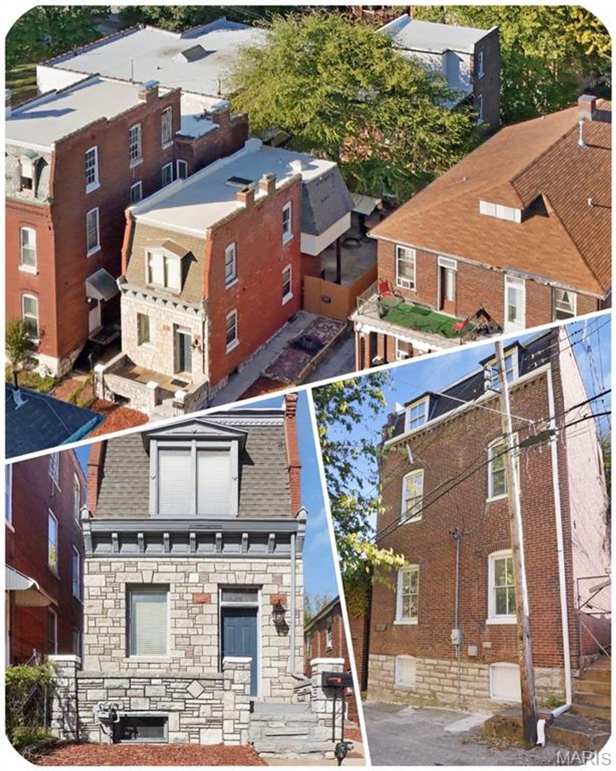 TWO Homes - ONE Loan - ONE Lot - ENDLESS POSSIBILITIES! (Yes, that did need to be in all caps) Welcome to this truly rare find! 923 Withnell is tucked into a charming pocket of the Soulard neighborhood where you can enjoy being a patron to the walkable local establishments *without* having those patrons walking in your yard!  Crazy, right?! And that’s not even the rare part! This property features TWO SEPARATE homes on one lot.  Both have 2 bedrooms, 1 1/2 bathrooms, and private entrances. 
~The Front House~ 
A classic Soulard gem, built in 1889, covered in original brick & stone (inside and out) and updated with unique features like a spiral staircase and a lofted 2nd floor.  Recently painted with strong bones and endless potential!  

BUT WAIT, THERE'S MORE!

~The Rear House~
15 years old on the inside - and exquisitely historic on the outside, This FULLY renovated home is a perfect home, crash-pad, or an instant income generator!  With three full stories, multiple living areas, and tons of storage, you won’t be sacrificing a thing being the “rear property”!  

Between the two lovelies, you’ll find a fully gated, low-maintenance courtyard which is a perfect shared outdoor space for pets, plants, or simply sipping that cold one you got at the Brewery next door.
  
So - If you've been waiting for a beautiful home (or two) and an EXTREMELY rare opportunity - Here's your Sign! :)