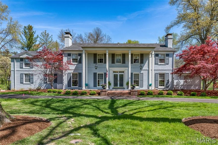 Redesigned and expanded by Chouteau Building Group, this home combines classic detailing with the modern luxuries for today’s lifestyle.  Located in one of Ladue’s most sought after neighborhoods, its nearly 5,000 sf of living and 2+ acres make it a wonderful family home.  The custom kitchen features designer appliances, a massive center island and opens to breakfast and hearth rooms.  Additionally on the first floor, there are formal and casual spaces and a large mud /laundry room, perfect for entertaining indoors and out!  Upstairs are a gracious coffer-ceiling master suite, four guest bedrooms, three additional baths and another laundry room.  The whole house renovation and a new roof make this truly a move-in ready opportunity! Additional Rooms: Mud Room