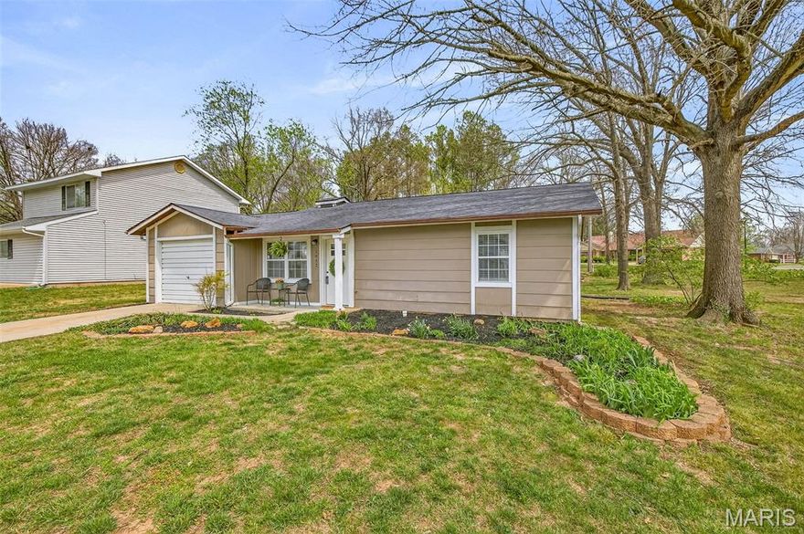 This delightful two-bedroom, one-bath home is full of warmth and character! Featuring fresh paint and brand-new carpeting, it’s move-in ready and waiting for its next owner. All appliances stay, making the transition seamless. Perfect for first-time buyers or those looking to downsize, this home offers both comfort and convenience. Step outside and enjoy the beautiful, park-like backyard—perfect for relaxing, entertaining, or simply unwinding in your own private retreat.