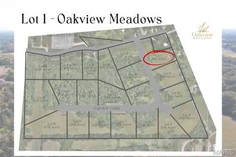 Tiny photo for 3 Oakview Ct. - Lot 1, Troy, MO 63379 (MLS # 26040619)