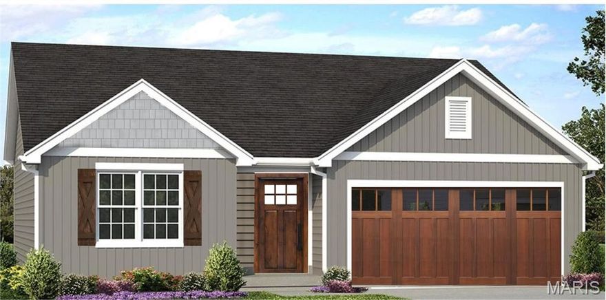 Home is currently under construction, a rare opportunity to choose your finishes to truly make it your own. Welcome to this beautiful custom-built 3-bed, 2-bath ranch with 2-car garage, perfectly situated in the highly desirable Raintree Plantation. Inside, you’ll find numerous upgrades that combine elegance with function, quartz countertops, a large center island, stainless steel appliances, 42-inch cabinetry, and a spacious vaulted floor plan that welcomes natural light. The 12x12 deck offers views overlooking the 18th fairway. The laminate plank flooring throughout the main living area adds modern sophistication. The lower level, lookout windows and rough-in plumbing, provides the option to add another bedroom or create the entertainment space of your dreams. Curb appeal abounds with upgraded vertical and shake siding, and striking North Hampton garage door with windows—a look sure to make your home stand out. Raintree offers -resort style amenities including a golf course, swimming pool, white sand beach, water skiing, tubing, and a restaurant and bar-all just minutes from your doorstep. Don’t miss the chance to make this dream home your own. Call today for details and secure your opportunity to live in the most sought-after community in JeffCo! HOA fee's and Clubhouse fee's are separate please inquire before you offer-colors and features may vary- It's time to make that move to Easy St.!