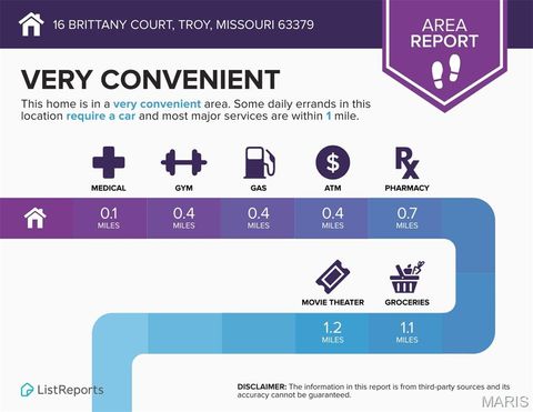 Tiny photo for 16 Brittany Court, Troy, MO 63379 (MLS # 26007538)