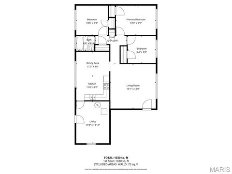 Tiny photo for 4423 Dabney Drive, St Louis, MO 63134 (MLS # 25077336)