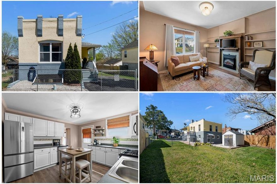 Welcome to this charming and well-maintained 1-bedroom, 2-bath home in Lemay, offering a flexible layout and thoughtful updates that provide both comfort and functionality. Step inside to find fresh paint throughout and spacious living areas, including a large main living room and an additional flex space perfect for a dining area, office, or bonus room. The main-level full bathroom has been updated with clean, modern finishes, while the kitchen offers ample cabinet space and room to work, flowing easily into the rest of the home. The main-floor bedroom is filled with natural light and conveniently located near the kitchen and bath. The lower level expands your living options with a large finished area —ideal for a recreation room, guest space, or additional sleeping area—along with a second full bathroom and walkout access to the backyard. A separate unfinished area provides additional storage along with laundry space. Recent updates provide peace of mind, including a newer roof (approx. 5 years old) with transferable warranty, a 2-year-old Trane HVAC system, and a 3-year-old water heater ?. Outdoor improvements include a newer concrete patio, wood privacy fence, and additional cyclone fencing—creating a spacious, fully usable backyard. Additional highlights include off-street parking along the side of the home and a generously sized yard spanning a double lot perfect for entertaining, pets, or relaxing outdoors. With a combination of updates, flexible living space, and outdoor improvements, this home offers a great opportunity in a convenient location. Schedule your showing today!