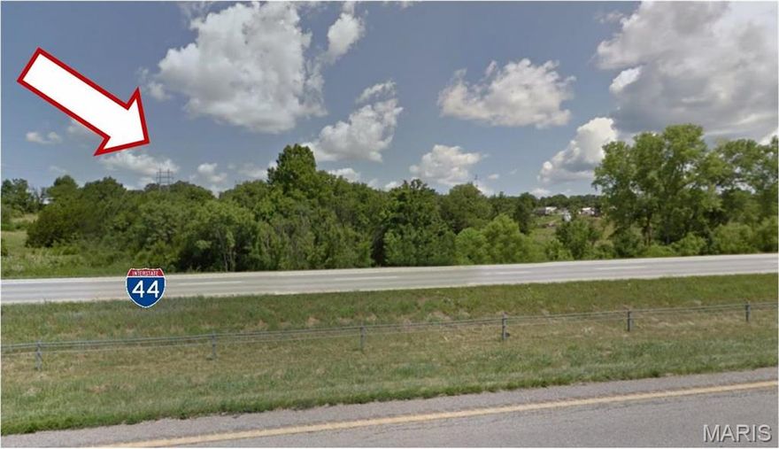4.11 m/l Acres with 142 m/l feet of I-44 Road Frontage.  Excellent location for commercial development! Location: Hwy/Interstate Frntg