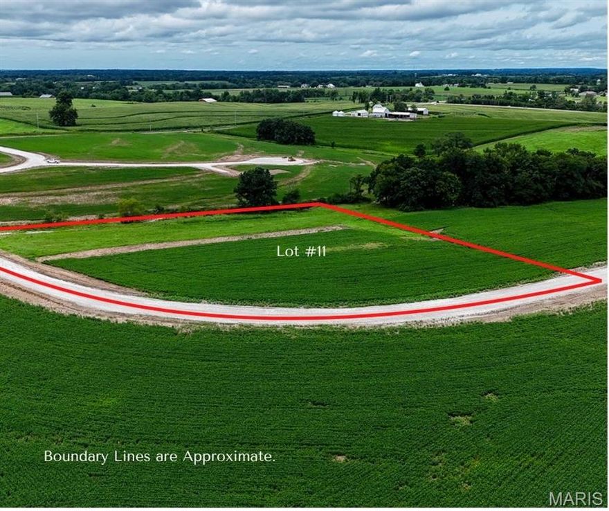 3-Acre Lots in unincorporated Monarch Estates - Old Monroe. Build your dream home on a spacious 3-acre lot in desirable Monarch Estates! Located in unincorporated Old Monroe, these lots offer public water, electric and gateway fiber at the property line and the flexibility to bring your own builder. Current gravel roads will have first layer of asphalt this spring with the final layer completed once all lots are sold. Don't miss your chance for peaceful country living with modern conveniences!