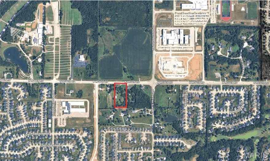 Come and be a part of the growth that Wentzville is experiencing! Wentzville is one of the fastest growing cities in the nation and it is all headed West!  This 4+/- acres is ready for your commercial business and your development dreams!  More acreage is available immediately next door and in the surrounding & adjoining parcels! Currently in unincorporated St. Charles County, this parcel can be annexed into the City of Wentzville and the City master plan has this as commercial!  Sewer and water are close!  Schedule your tour today!
