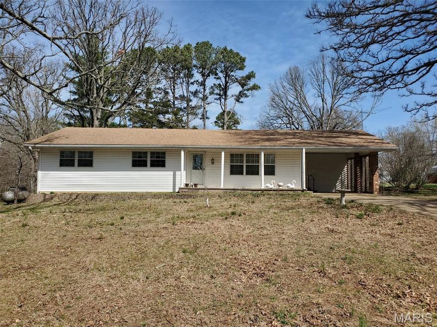 Check out this charming 3 bedroom, 2 bath ranch nestled in the heart of Houston! Built in 1967, this home exudes timeless appeal. Spacious family room leading to the kitchen featuring wood cabinets, ample storage and plenty of counterspace. Adjacent to the dining area is a sunroom, perfect for entertaining or relaxation. Nice laundry room offers more options for storage with built in cabinets, sink and storage closet. Master bedroom with adjoining master bath. Large backyard with patio, landscaping and storage shed. Covered front porch and carport. Located on a .35 acre lot in a quiet neighborhood. Conveniently located close to local amenities.
