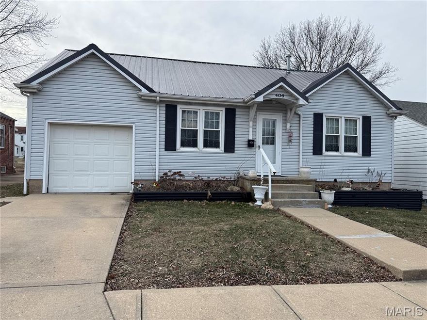 This well-maintained 2-bedroom/1bath home offers several recent updates, including newer siding, roof, waterproofed basement, and easy-care laminate flooring & appliances. The attached garage provides convenient access from the back porch, and the fenced backyard is ideal for pets, play, or relaxing outdoors. A large attic offers plenty of storage space or future expansion. All kitchen appliances stay—plus a riding lawn mower is included! An affordable, move-in-ready opportunity you won’t want to miss.