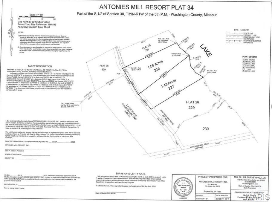 ANTHONIES MILL - Land