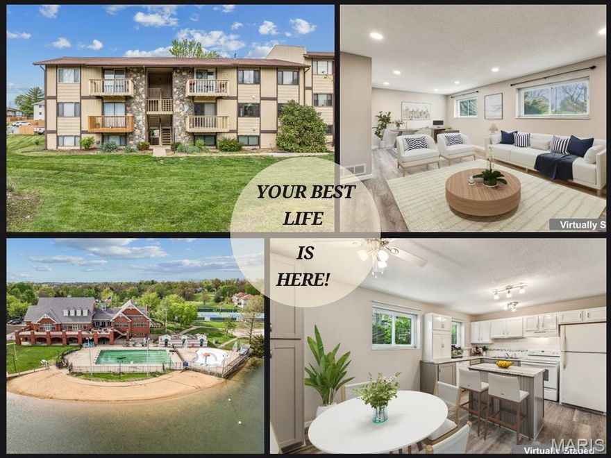 Welcome to 76 Lemans Court—where low-maintenance living meets comfort, style, and an active lifestyle. This beautifully updated first-floor condo offers the convenience today’s buyers are looking for, paired with access to exceptional community amenities and lake rights.
Step inside to find a fresh, move-in-ready interior featuring new LVP flooring throughout, freshly painted walls and ceilings, and updated ceiling fans that add both style and comfort. The kitchen and baths have been thoughtfully refreshed with new cabinetry and vanities, along with a new dishwasher, creating a clean and modern feel. Behind the scenes, major improvements provide added peace of mind, including all-new copper wiring and a new sump pump.
Enjoy the ease of condo living where many of the big-ticket exterior expenses are handled for you—allowing more time to relax and enjoy everything the community has to offer. Residents have the opportunity to gain access to a beautifully maintained Lake St Louis Community Association clubhouse, pool, tennis courts, and scenic outdoor spaces, and private lake access for added recreation and enjoyment.
Whether you’re looking for convenience, updates, or a vibrant community setting, this home checks all the boxes. Don’t miss your opportunity to make it yours!