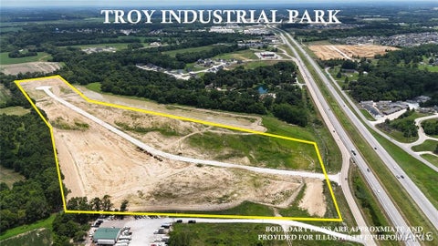 Photo of 0 East Outer Rd Hwy 61 (Lot 1 Troy Industrial Park), Troy, MO 63379 (MLS # 25066202)