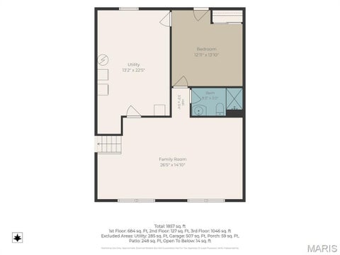 Tiny photo for 1 Buckingham Drive, Washington, MO 63090 (MLS # 26058606)