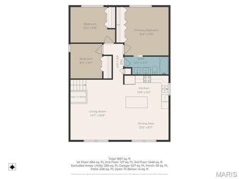 Tiny photo for 1 Buckingham Drive, Washington, MO 63090 (MLS # 26058606)