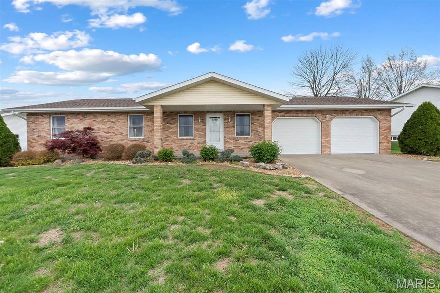 Welcome home to this charming ranch in the sought-after Sutterer Crossing subdivision! With a comfortable layout, this home is ready to fit your lifestyle. You'll love the spacious kitchen with plenty of room to gather, along with the convenience of main-level laundry. The primary suite offers a walk-in closet and private full bath. Step outside to the backyard patio, ideal for entertaining, grilling, or simply enjoying a quiet evening. The unfinished basement gives you the opportunity to expand according to your needs. The garage has a storage nook and durable epoxy-coated floor. This home is full of potential and waiting for your personal flair to make it shine. Don't miss your chance to be part of a great neighborhood in a home that offers both comfort and opportunity!