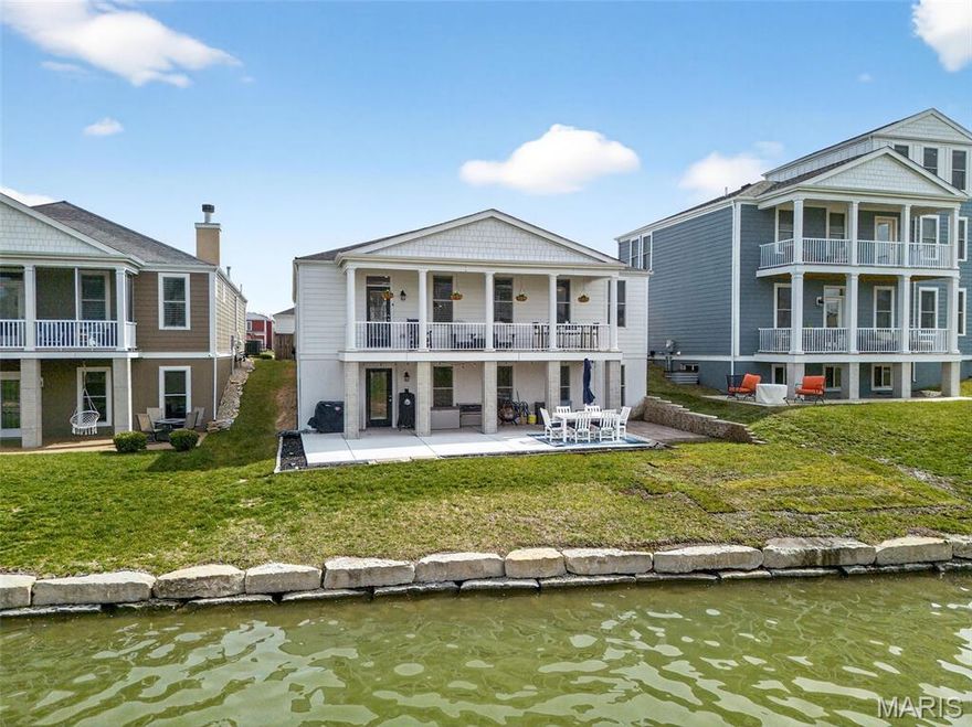 A Rare Waterfront Opportunity in New Town 

Welcome to a unique ranch home on a beautiful walkout waterfront lot in New Town. Just 4 years young, this move-in ready home offers the perfect combination of space, comfort, and stunning views.

4 Bedrooms | 3 Full Baths | Finished Walkout Lower Level | 4-Car Garage

Inside, you’ll love the open concept living area featuring a dream kitchen with a massive center island, breakfast bar, stainless steel appliances, tile backsplash, 42” cabinetry, two pantries, and even a pot filler at the stove.

The peaceful waterfront views from the main living area and the spacious primary suite create a relaxing atmosphere that feels like a vacation—except you get to enjoy it every day.

Step outside to the expansive covered deck, perfect for entertaining or simply unwinding while overlooking the water.

The finished lower level adds incredible extra living space with a recreation area, additional family room, “cocktail” happy hour space, 4th bedroom, and plenty of storage.

And the garage setup is truly unique:

2-car attached garage

2-car detached garage
(Not just a golf cart garage—two full garages!)

Located in New Town, you’ll also enjoy incredible community amenities that make this neighborhood one of a kind.

Showings begin Saturday, March 28 @ 9 am.