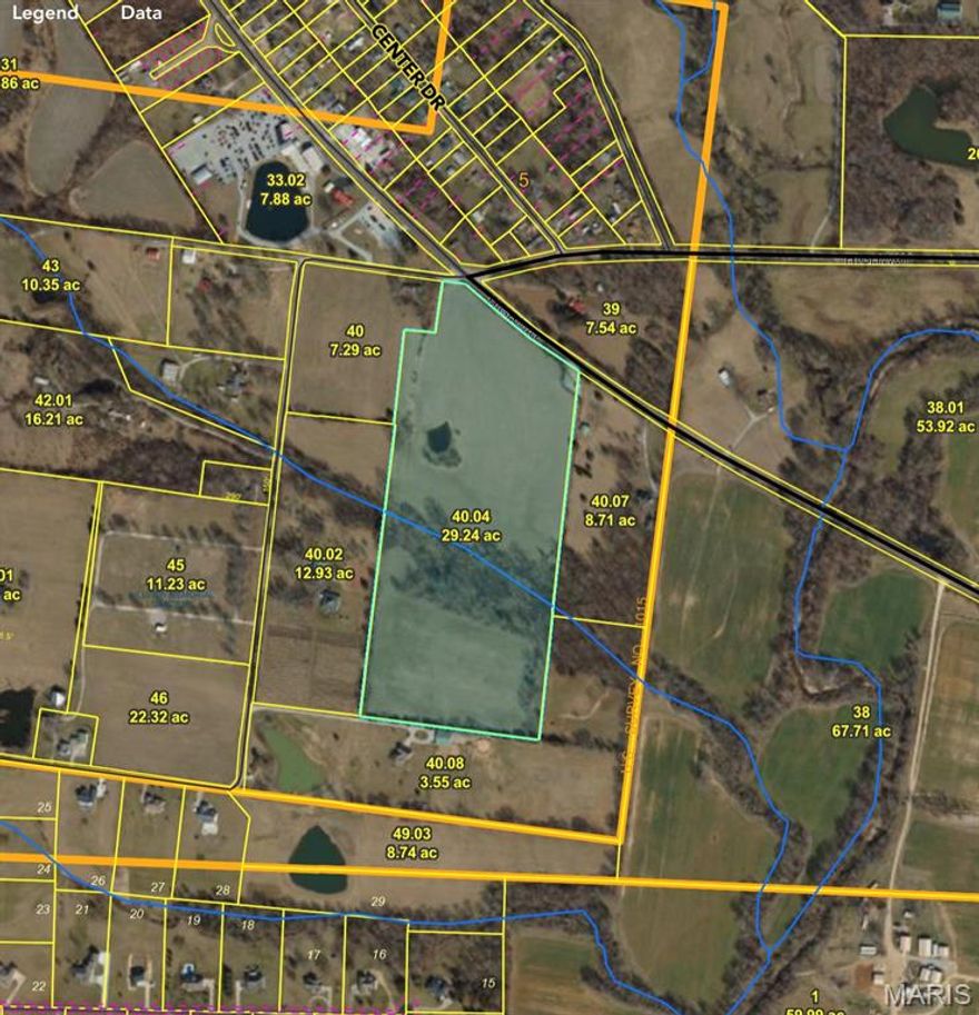 Rare opportunity just south of Farmington. This 30.21 acre tract offers a versatile blank canvas with beautiful gently rolling terrain and multiple potential building sites. A scenic creek runs through the property with a highland section across the creek, along with a pond suitable for fishing or watering livestock. Ideal for a private estate, farm, recreational retreat, residential development, or possible commercial use.

Approximately 600 feet of Highway OO frontage provides excellent access and visibility. The elevated portions of the land create outstanding sunrise and sunset views overlooking pasture ground, making a perfect setting for a future farmhouse while watching horses or cattle below. Located near Ameren electric lines for convenient utility access and neighboring a vineyard to the west which enhances the scenic setting.

Unrestricted agricultural land with privacy, accessibility, and long term investment potential in a highly desirable location near Farmington.