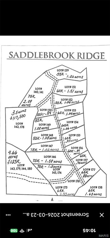 Saddlebrook Ridge - Land