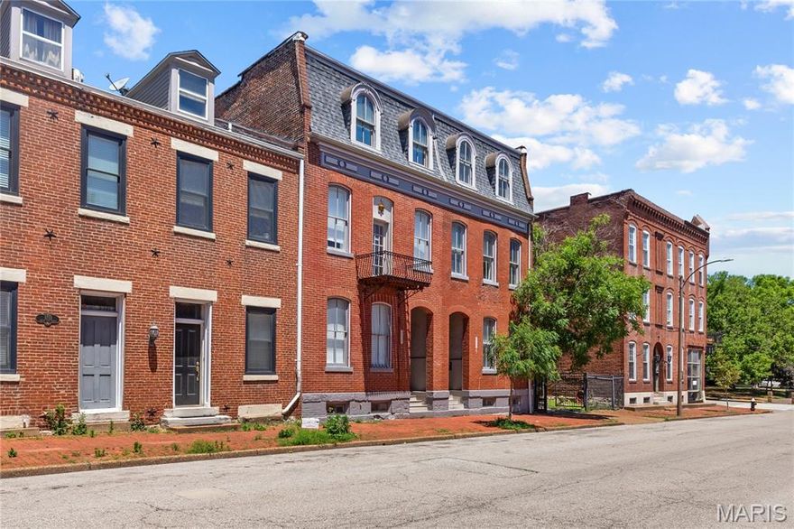 Turnkey investment opportunity in the heart of historic Soulard. This classic late-19th-century brick 6-unit multifamily property features a well-balanced unit mix of two 2BR/1BA units, two 1BR/1BA units, and two studio apartments—all fully leased, providing immediate and stable cash flow.

Showcasing timeless masonry architecture emblematic of the Soulard neighborhood, the property blends historic character with strong tenant appeal. Each unit benefits from dedicated surface parking (one space per unit), a highly desirable amenity in this walkable urban setting.

Additional features include convenient access to building systems and the potential to create shared tenant storage, offering further opportunities to enhance functionality and tenant satisfaction.

Ideally located within walking distance to Soulard’s vibrant dining scene, cafes, nightlife, and community amenities, this asset is well-positioned for long-term rental demand and future appreciation.

A rare chance to acquire a fully occupied, character-rich property in one of St. Louis’ most sought-after historic neighborhoods.