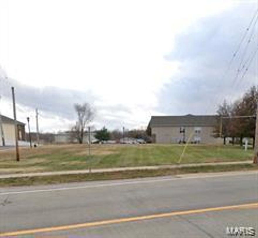 This is a great piece of property for someone looking to build a commercial building good visibility from the Quick Trip on Meramec Bottom Road.  Easy access to nearby Hwy 55.  The attached potential site plan shows a 5400 square foot building that sits well on the property with parking. Location: High Traffic