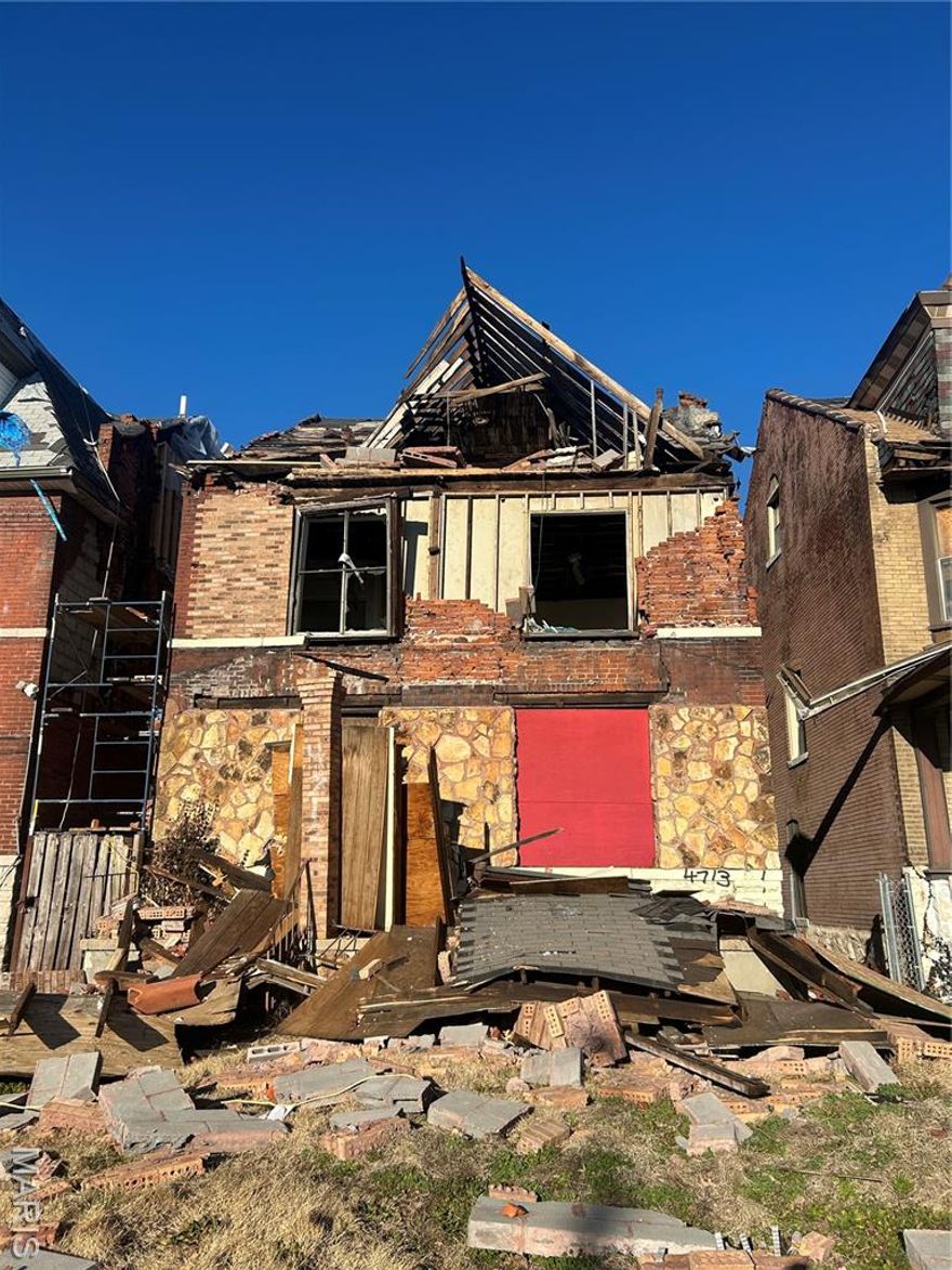 Investor special! This 2.5-story brick home offers 5 bedrooms and 1.5 bathrooms with tons of space and solid bones. Property has sustained storm damage and is being sold strictly as-is. Perfect opportunity for an investor, rehabber, or buyer looking to take on a large renovation project and build serious equity.

The classic brick exterior and generous layout provide a strong foundation for restoration. With over three levels of living space, there’s flexibility for large bedrooms, office space, or reconfiguring for added value. Ideal for fix-and-flip, rental portfolio addition, or long-term hold once renovated.

Bring your contractor and your vision. Priced accordingly for condition. Seller to make no repairs, inspections for buyer’s knowledge only.