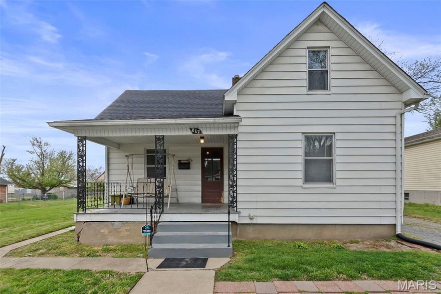 If you’ve been looking for a home with good bones and the opportunity to build equity, this is it. This charming home features original hardwood floors, classic trim, a newer roof, and timeless details you don’t see anymore. From the arched openings to the spacious layout, there’s a strong foundation here to make it your own.

The kitchen offers plenty of cabinet storage and the space to create something truly special. Upstairs provides extra flexibility for a bedroom, office, or creative space, plus a large floored attic that’s currently unfinished and ready for future expansion. Outside, you’ll find a covered front porch, private drive with a carport, and a manageable yard. The unfinished basement offers additional space for storage and utilities.