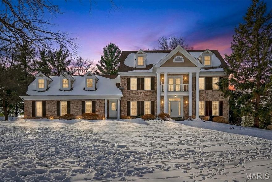 This stately 2 story is an absolute must see! Elegant but yet feels like HOME! This meticulously maintained home sits on a beautiful .61-acre corner lot in the highly desirable Wilson Manor subdivision—an ideal location with quick access to major highways and the award-winning Rockwood School District. Offering over 4,500 sq ft of living space, including a finished lower level, this residence blends elegance, comfort, and functionality. Key Features are
5 bedrooms | 4.5 baths | Oversized 3-car rear-entry garage
Gorgeous hardwood floors throughout the main level, staircase, and upper hallway  
Chef’s kitchen with a huge center island, corner sink overlooking the backyard, and a built-in wine fridge
Three fireplaces adding warmth and charm in family room, primary bedroom and LL family room.
Sunporch porch off the kitchen—perfect for relaxing or entertaining
Spacious family room with an office nook and bar area 
Newer roof, HVAC approx. 6 years old, water heater 1 year old
Convenient half bath off the laundry area. Primary ensuite with an updated, spa-like bath with a heated floor.
Two bedrooms connected by a Jack & Jill bath
Fourth upstairs bedroom with its own private ensuite
Finished Lower Level with Large family room, Billiards/game room, 5th bedroom with walkout and full bath
This home offers the space, craftsmanship, and thoughtful updates that make everyday living feel exceptional. A truly gorgeous, impeccably cared-for property—one that would be an amazing place to call home.