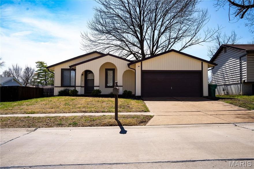 Welcome to this lovely 3 bedroom, 3 bath ranch home that offers the perfect blend of comfort and style in a lovely neighborhood on a quiet street with 2 car garage & over 2000 sq ft of living space total. You’ll notice a very well maintained exterior with excellent curb appeal, covered front porch and leaf gutter guards. This house is ready for its new owner!  Enjoy an updated interior featuring new flooring, paint and lighting throughout. Two separate living/family/dining spaces add versatility to accommodate your lifestyle. The family room/ or dining room area flows seamlessly into the updated eat in kitchen with tile backsplash & peninsula, stainless appliances and pantry. Plus instant access to your patio w/ a sliding glass door overlooking a lovely, fully fenced backyard with a nice sized patio. There is plenty of room and it backs to common ground.  Primary bedroom boast a private 3/4 bath with ceramic tile flooring. The finished basement has ample storage, a rec room ideal for all your entertaining that includes pool table, dry bar with mirrored wall and a 3/4 bathroom. Easy access to highways, shopping, dining and schools.  The seller is offering a 1-year warranty, providing buyers peace of mind and the ability to move right in. All appliances will remain with the home as-is.