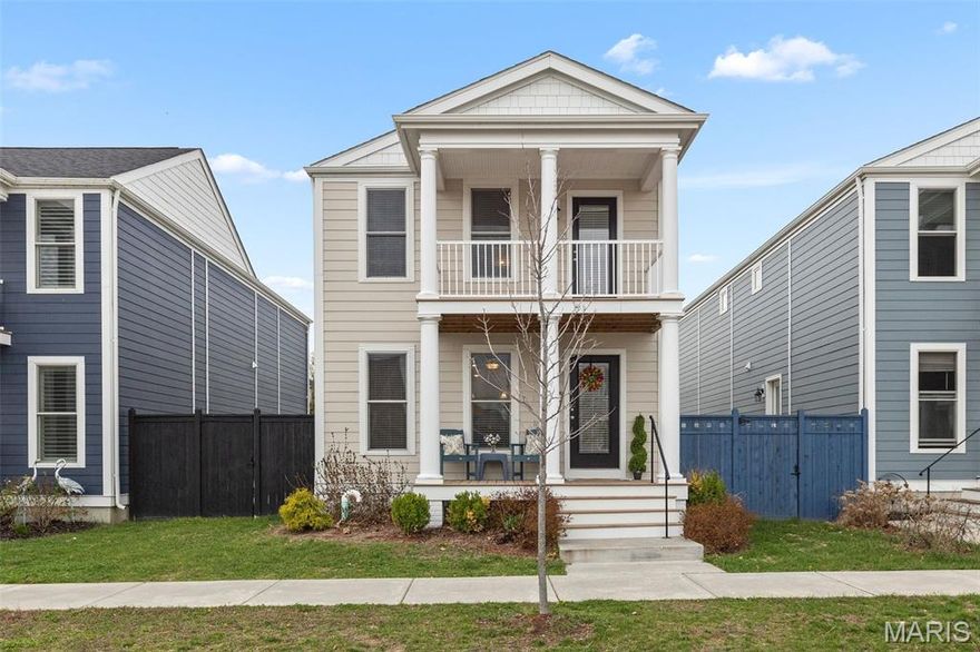 Welcome to New Town—where lifestyle, walkability, and community come together.

Built in 2022 and located in the Island District, this 2-story home places you just steps from resort-style pools, a lazy river, lakes, parks, and vibrant community spaces designed for connection. Whether it’s morning walks, front porch living, or cruising through the neighborhood in your golf cart, this is the everyday lifestyle New Town is known for.

Inside, the home offers 4 bedrooms, 2.5 baths, and an open-concept main level designed for both everyday living and entertaining. The main floor features laminate plank flooring, upgraded cabinetry, granite countertops, a pantry, and a large center island designed for gathering, along with stainless steel appliances and a space-saver microwave. The double front porch adds charm and creates the perfect space to relax and enjoy the neighborhood.

Upstairs, the primary suite includes a walk-in closet and double bowl sink, along with a convenient second-floor laundry closet. Additional bedrooms offer flexibility for guests, office space, or growing needs.

The unfinished basement includes an egress window and rough-in plumbing, providing opportunity for future expansion. The home also features an attached 2-car garage, offering added convenience and functionality.

Living in New Town means access to over $10 million in amenities, including lakes, parks, a community waterpark, outdoor amphitheater, walkable dining, shopping, and year-round events. Golf cart-friendly living adds to the convenience and charm, and a future Dierbergs grocery store and retail center is scheduled to open nearby in Fall 2026.

This is more than a home—it’s a lifestyle.