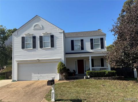 Photo of 647 Cascade Lake Drive, Ballwin, MO 63021 (MLS # 25066796)