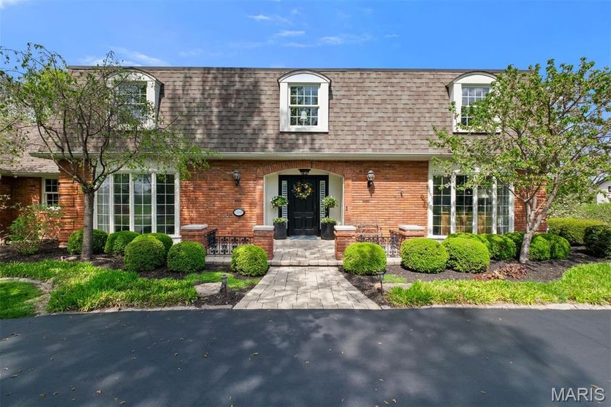 Welcome to this highly sought after home in Carberry Place located in Town and Country. Situated on a mature lot, this spacious 3,500 sq ft. residence offers the perfect blend of comfort, functionality, and timeless appeal.  A gracious foyer is flanked by living and dining rooms that seamlessly lead to the heart of the home-the family room which features a cozy fireplace and wet bar-ideal for gathering. Step out onto 2 separate terraces - one designed for entertaining/grilling and the other offers a private retreat. The updated white kitchen is a standout, complete with designer finishes/appliances, center island which accommodates 4 seats and opens to adjacent breakfast room perfect for everyday living!
Upstairs, the oversized primary suite offers a true sanctuary with spa-like bath featuring heated floors, soaking tub and separate shower. 3 additional bedrooms and 2 baths provide space for family and guests. The finished lower level expands the living space with an additional family room, kitchenette, office, full bath and abundant storage. Located in Parkway Schools, minutes from major highways, hospitals, shopping and dining--this home has it all!!